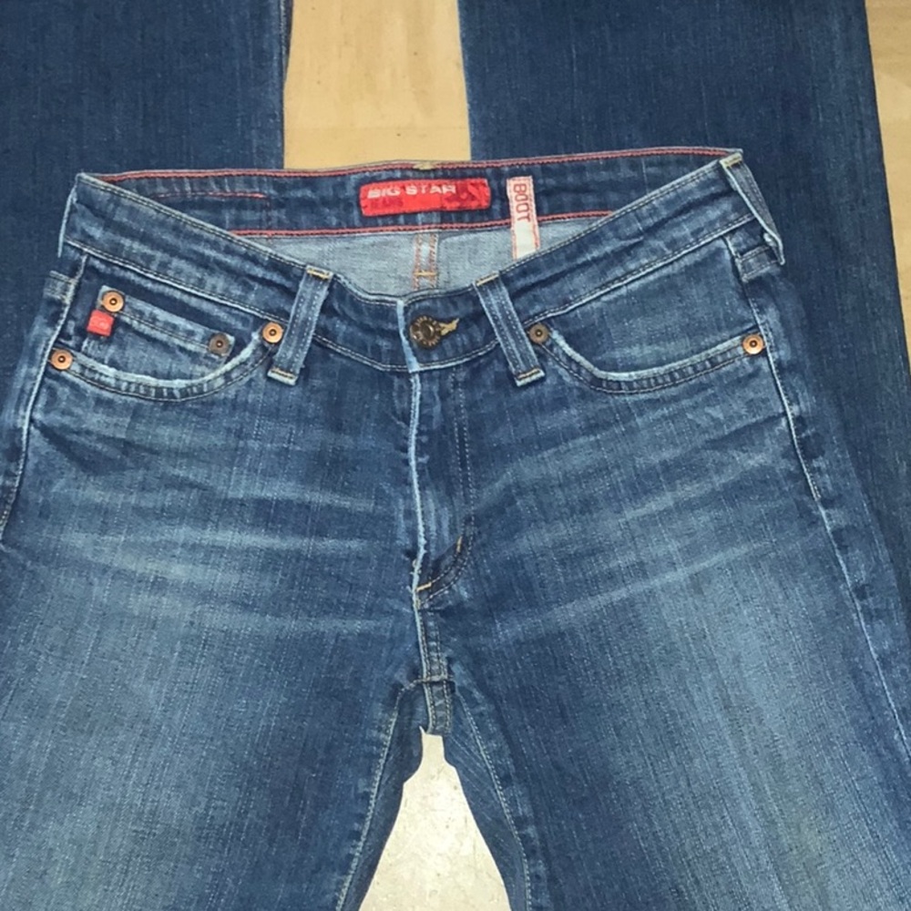 Big Star Women's Boot Cut Jeans - Dark Blue